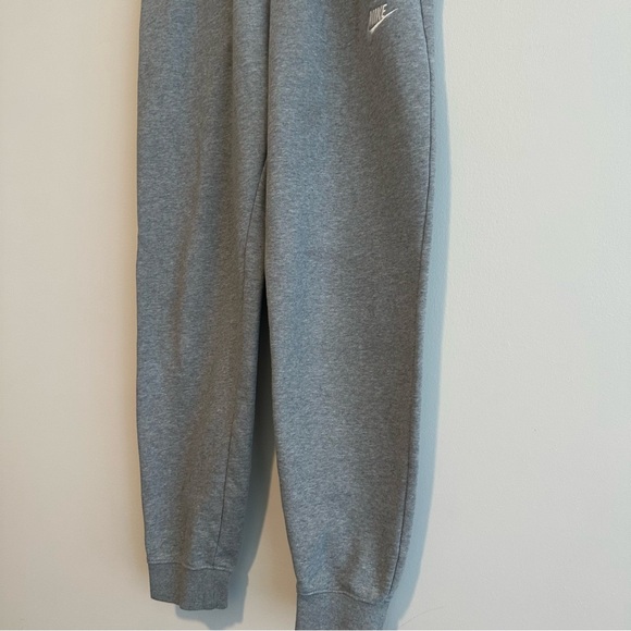 Nike Women's Gray Track Jogger Fleece Pants Sz S - Picture 6 of 8